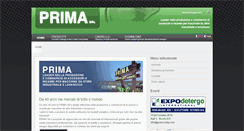Desktop Screenshot of prima-italy.com